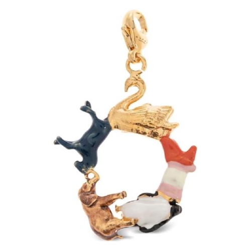 마르니 알파벳 O 애니멀 서클 펜던트 PNMV0100POP6528_이미지