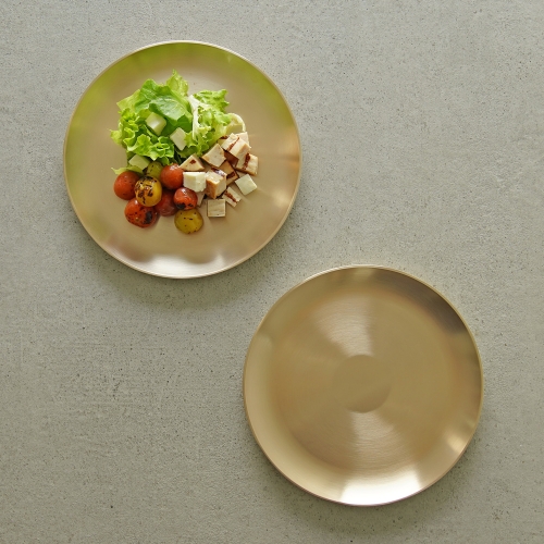 방짜유기 원형 플레이트 21 1+1