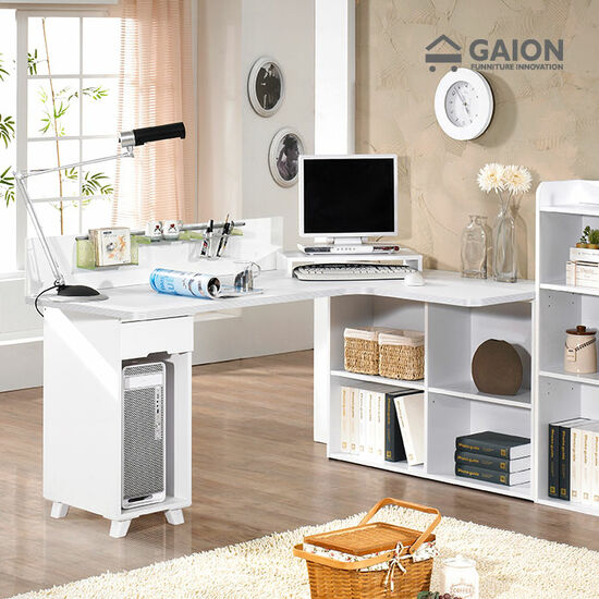 가이온 뉴본 책상+2단 책장
