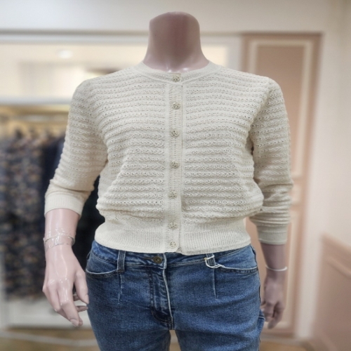 BCBG 하이디 라운드 가디건 B4B4K215DG