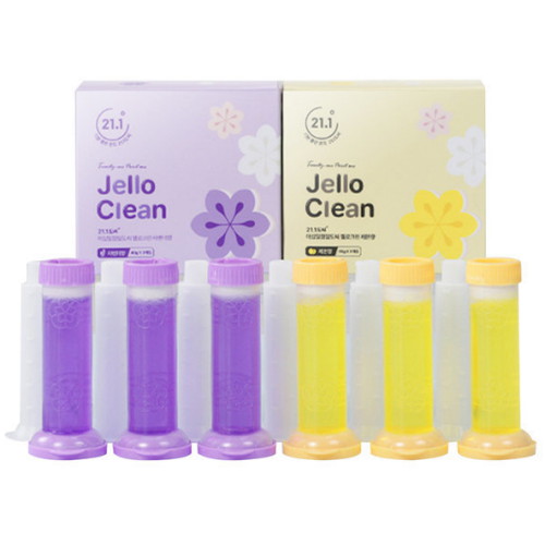 21.1도씨 젤로크린 변기세정제 라벤더향 40g x 3개 + (레몬향 40g x 3개) (1세트)_이미지