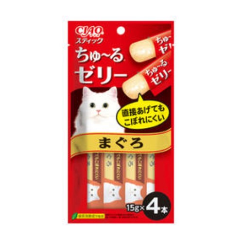 이나바 캣 챠오스틱 츄르젤리 참치 TSC-121 60g (15g x 4p) (4개)