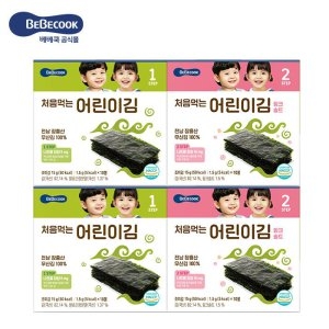 베베쿡 처음먹는 어린이김 15g (4개)_이미지