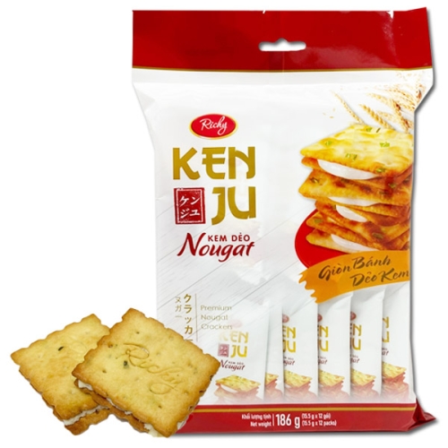 리치 켄주 누가 크림 크래커 3개 186g