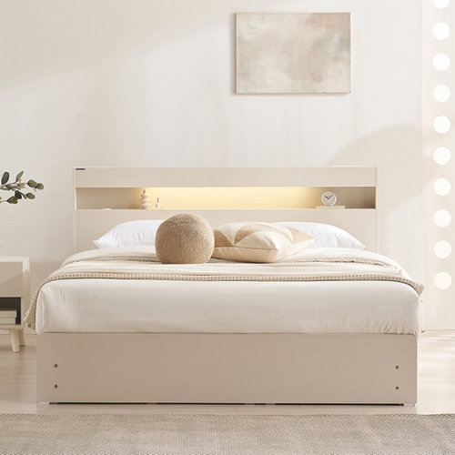 에몬스 클레어 빅 수납 침대 K (하이유로탑독립)_이미지