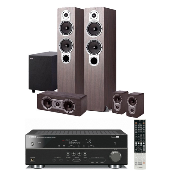 야모 S426 5.1채널 + 야마하 AV리시버 (RX-V467, SUB-200)