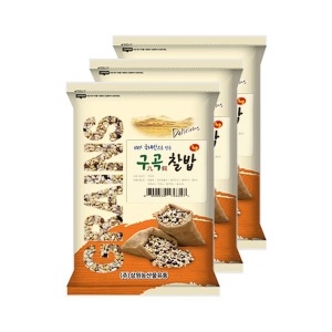 9곡찰밥 1kg/3개 3kg 국내산 100