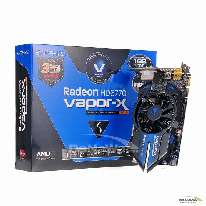 SAPPHIRE 라데온 HD 6770 OC D5 1GB VAPOR-X_이미지