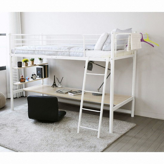 일루일루 코모드i 올인원 좌식책상 벙커침대 S (메모리HR폼)_이미지