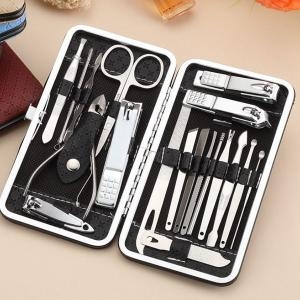  네일케어 미용도구 손톱깎이 18종 세트 파우치