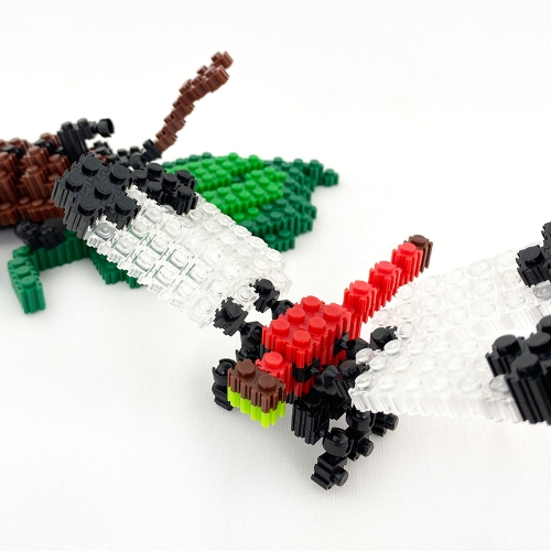 아이니쥬 끼우기블럭 입체 곤충 고추잠자리_이미지