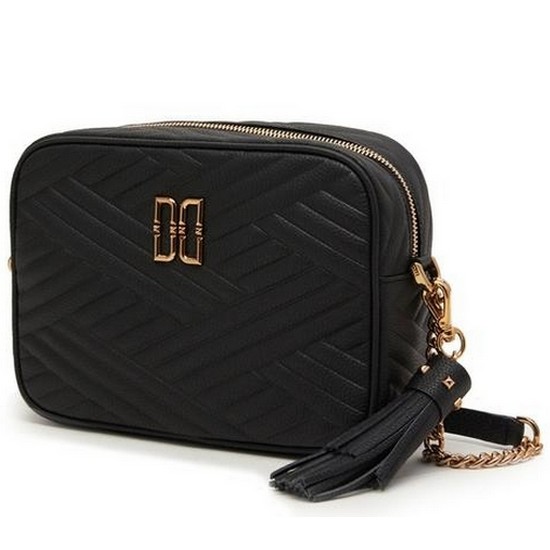 CARLISLE 칼라일 엠보 체인 크로스백 DCBA0E361BK