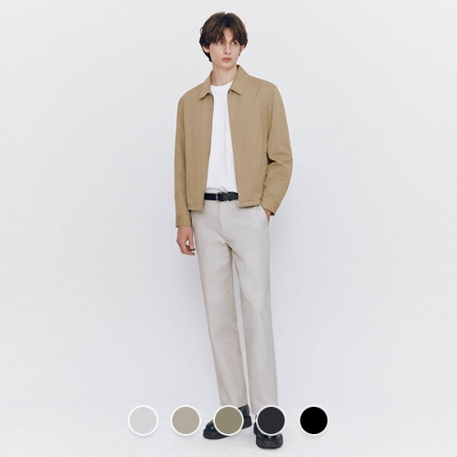 지오다노 남성 사계절 테이퍼드핏 클래식 코튼 치노 팬츠 면바지 116522