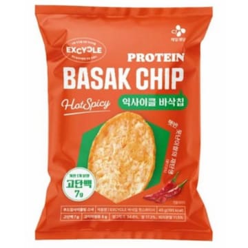 CJ제일제당 EXCYCLE 바삭칩 핫스파이시 45g (6개)