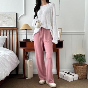 ONM 여성 린클 컴포터블 일자형 밴딩 팬츠 32103520