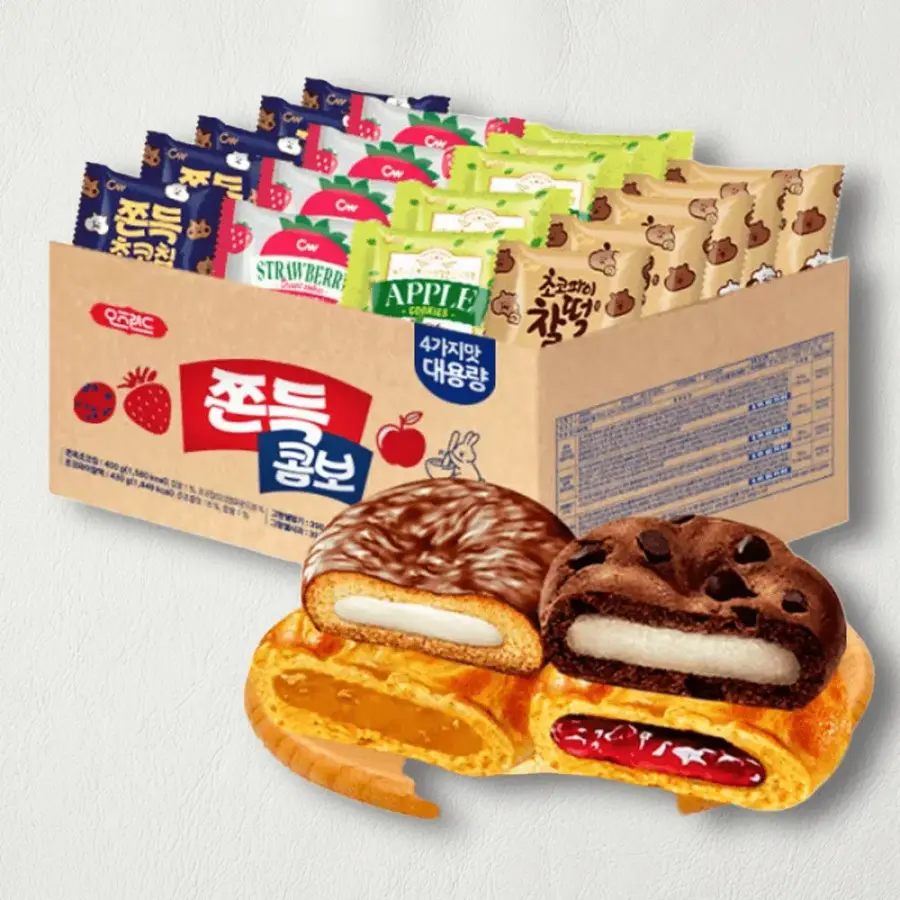 청우식품 가정의달 과자선물세트 쫀득콤보 (총80개) (1개)