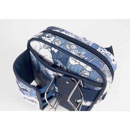 볼빅 파크골프 힙색 플라워 네이비_이미지