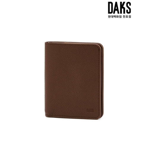 닥스 남성 슬림 브라운 중지갑 DBWA6E751W3_이미지