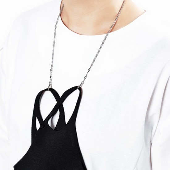 제이반스클래식 써지컬스틸 다이아체인 안경줄겸 마스크목걸이 C2001-AN650_SV