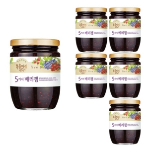 복음자리 5가지 베리잼 350g (6개)