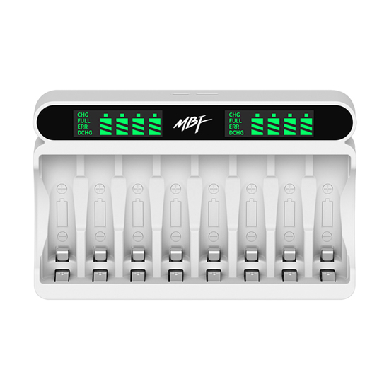 스마트 LCD 충전기 8구 MBF-8BCG