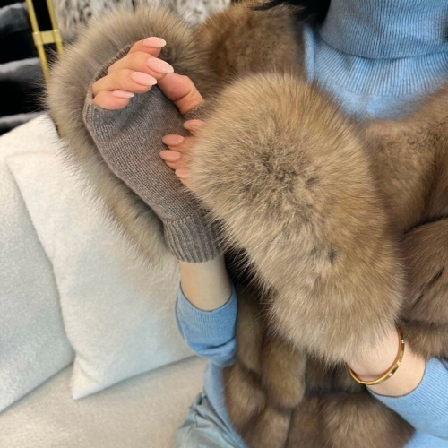 알테스 모피 캐시미어 핑거리스 미튼 글러브 세이블 1051802_이미지