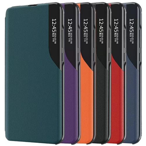 수나르 갤럭시S25 플러스 클리어 뷰 플립 가죽 케이스