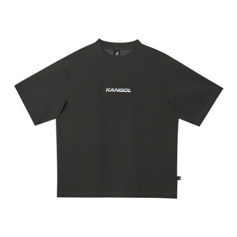 캉골 폰트 티셔츠 <b>2777</b> 차콜 KRECST27770