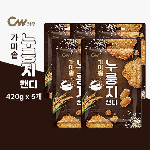 청우식품 누룽지맛 사탕 420g [5개]