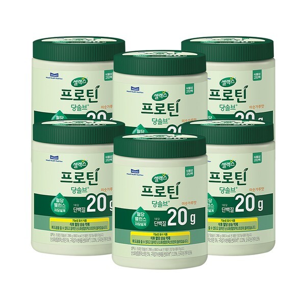 매일유업 셀렉스 프로틴 당솔브 미숫가루맛 266g (6개)_이미지