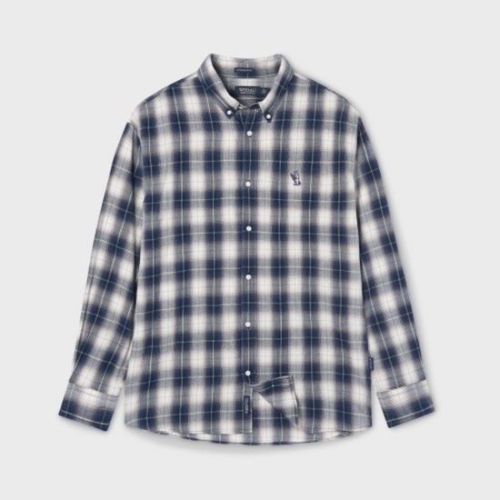 이랜드 후아유 남녀공용 Shadow Plaid Flannel Overfit Check Shi WHYCF3732U