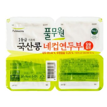 풀무원 국산콩 네컵연두부 360g