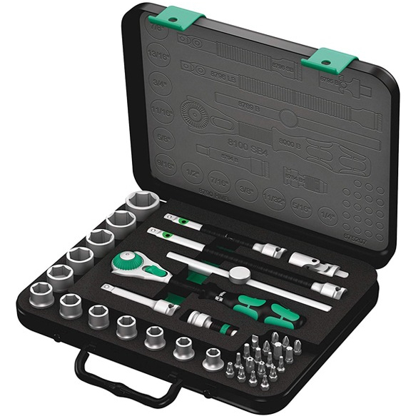 베라 3/8인치 자이클롭 스피드 라쳇 소켓세트 8100SB4 (38pcs)_이미지