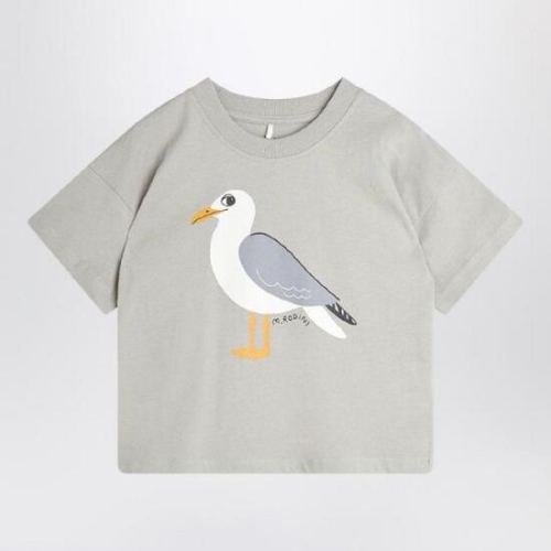 BMW MINI RODINI Gray T shirt with seagull print 2522013797CO/Q_MIRO-GR