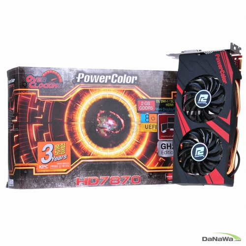 PowerColor 라데온 HD 7870 OC GHz Edition D5 2GB_이미지