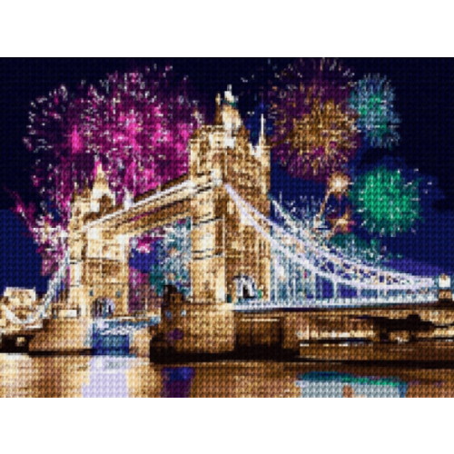 동아피엠에스 DIY 보석십자수 세트 런던 불꽃축제