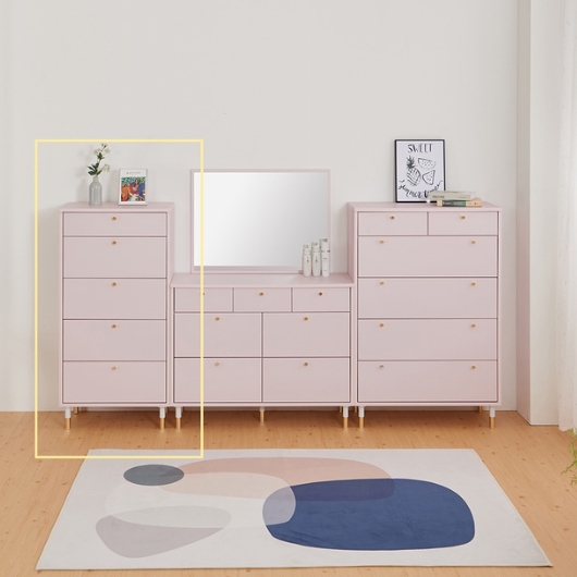 사스키 5단 서랍장 600