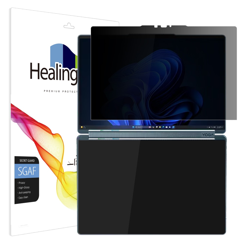 레노버 요가 Book 9i 14 Gen10 프라이버시 고광택 사생활 보호필름