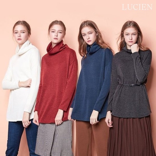 루시앙 루시앙 윈터 기모 터틀넥 니트