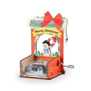 영공방 수동오르골 크리스마스 벽난로 YM86245 행사 입체퍼즐 조립 모형 건축