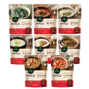 즉석국 8종/육개장/사골곰탕/닭곰탕/부대찌개