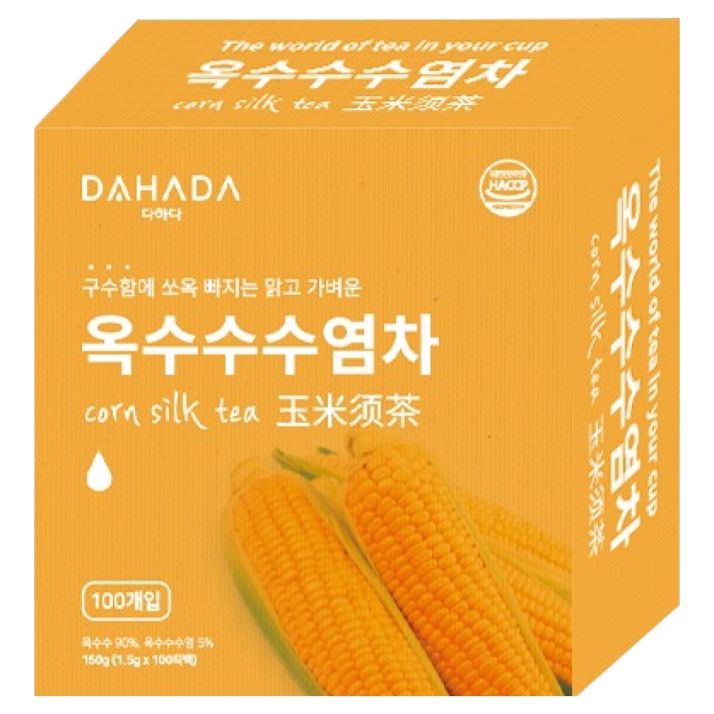허브앤티 다하다 옥수수수염차 100티백