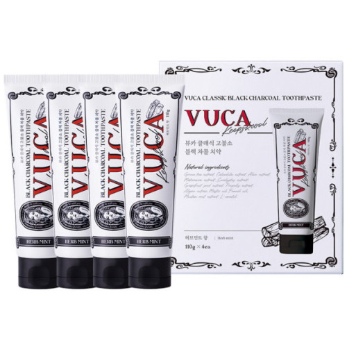 뷰카 블랙 차콜 치약 110g (8개)