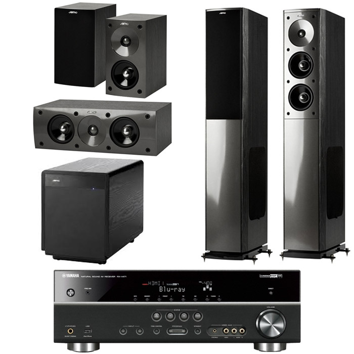 야모 S606 5.1채널 + 야마하 AV리시버 (RX-V471, SUB-250)_이미지