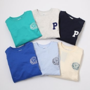 폴햄키즈 세이브존03 쿨테리 시그니처 그래픽 맨투맨 PKD1TR1010_이미지