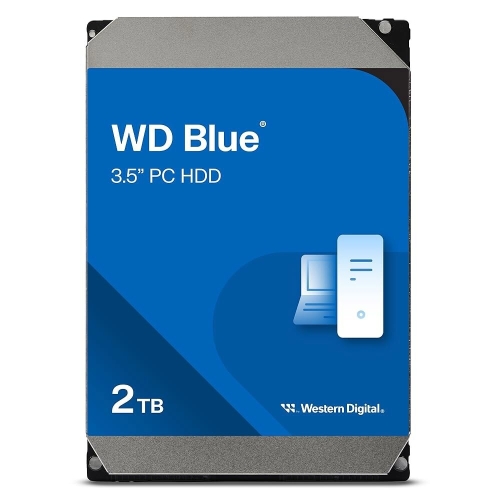 웨스턴 디지털 2TB WD 블루 PC 내장 하드 드라이브 7200RPM급, SATA 6Gb/s, 256MB 캐시, 3.5인치 WD..