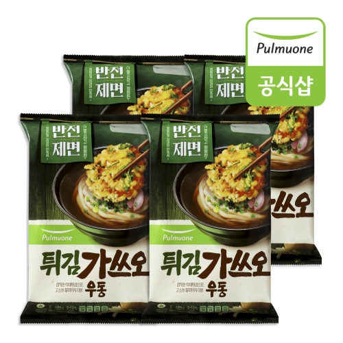 풀무원 튀김 가쓰오우동 2인분 x 4봉_이미지