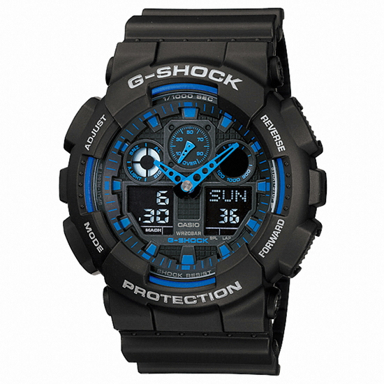 G-SHOCK 빅페이스 GA-100-1A2_이미지