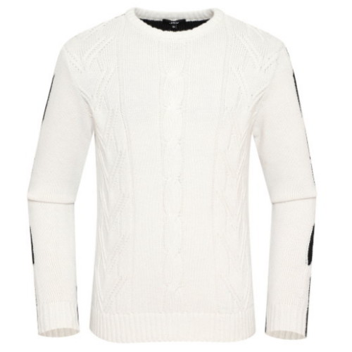 JDX골프 변형 꽈베기 조직 라운드 풀오버 X2SPU4349OW