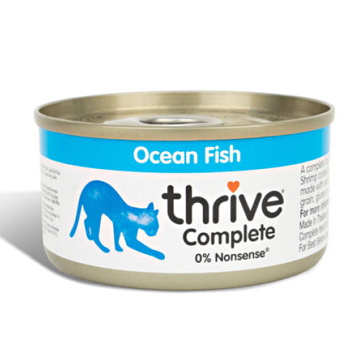 쓰라이브 컴플리트 고등어&흰살생선 캔 75g